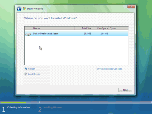 Windows Vista 5.5 Windows Vista delete partition