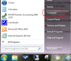 start menu
