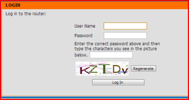 enter you router password