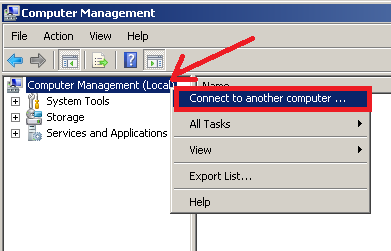 open computer management on another computer